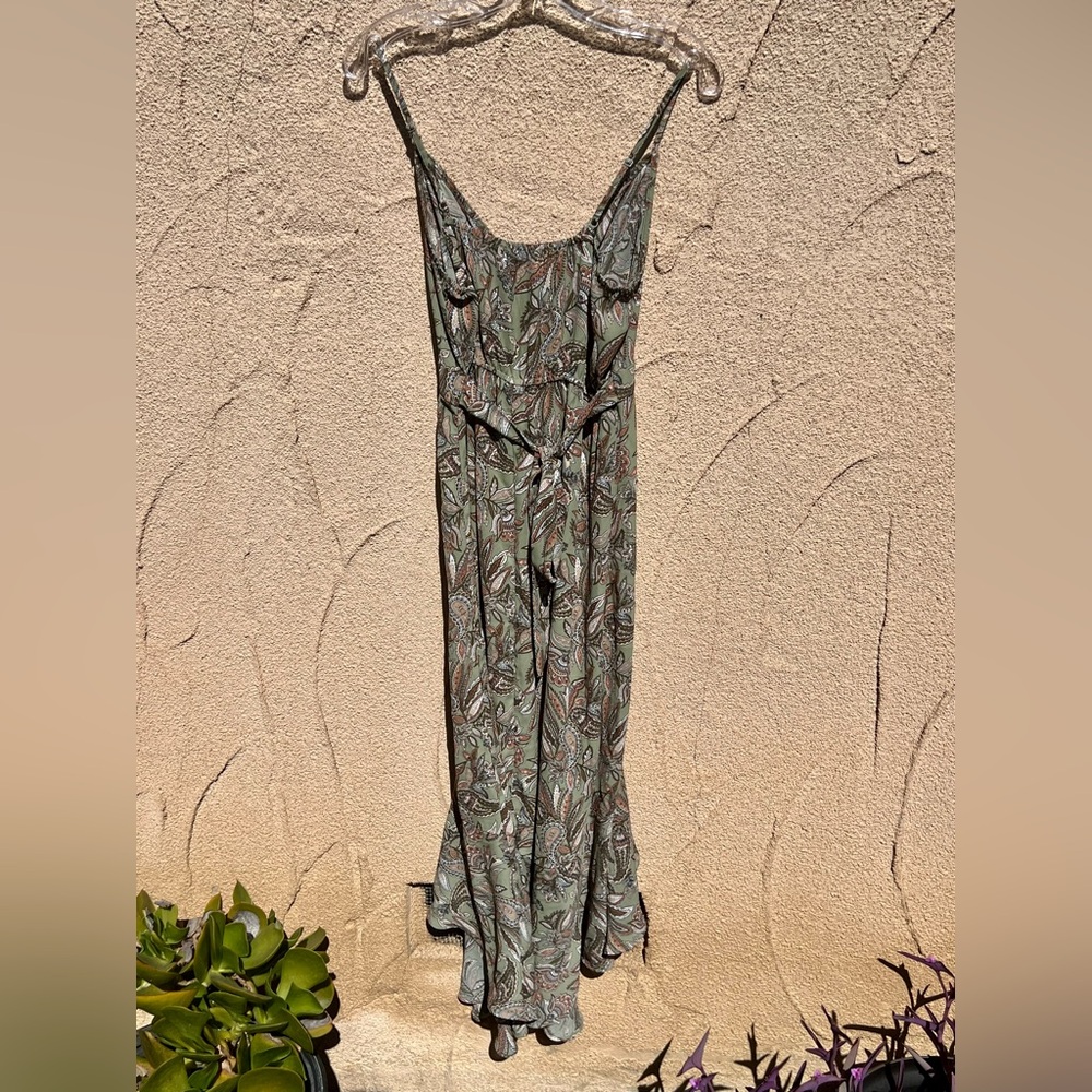 Inspired Hearts ❤️ Green Paisley Maxi Dress - Picture 4 of 9